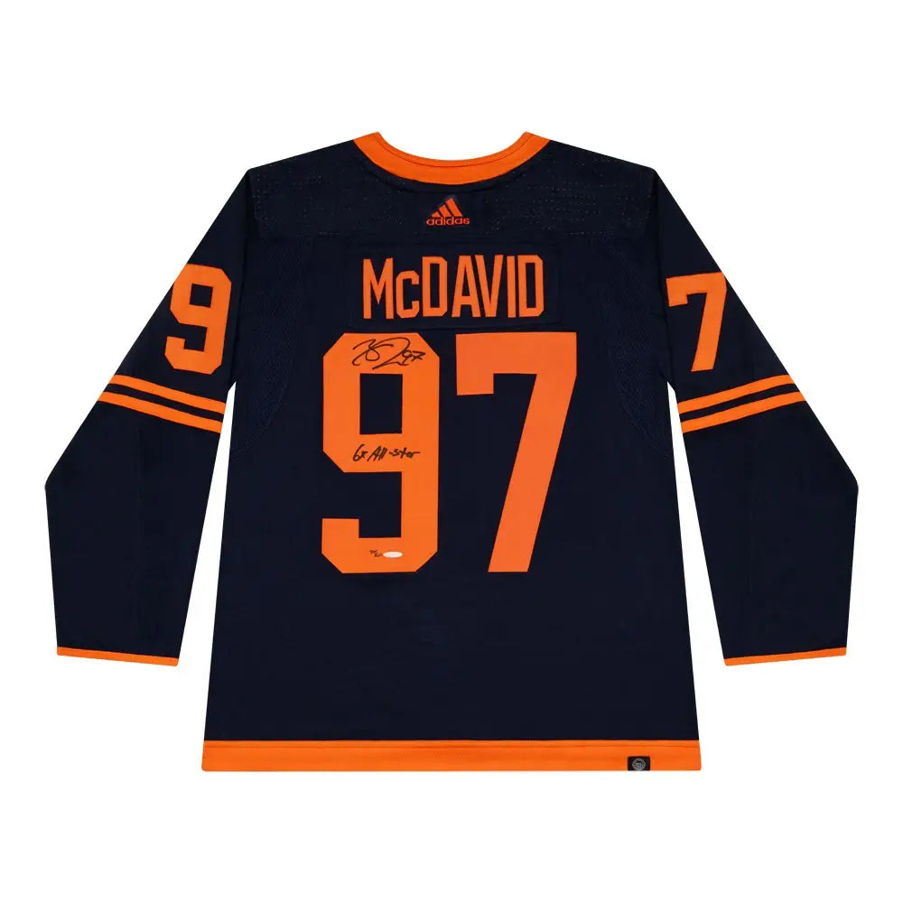 Mcdavid autographed clearance jersey