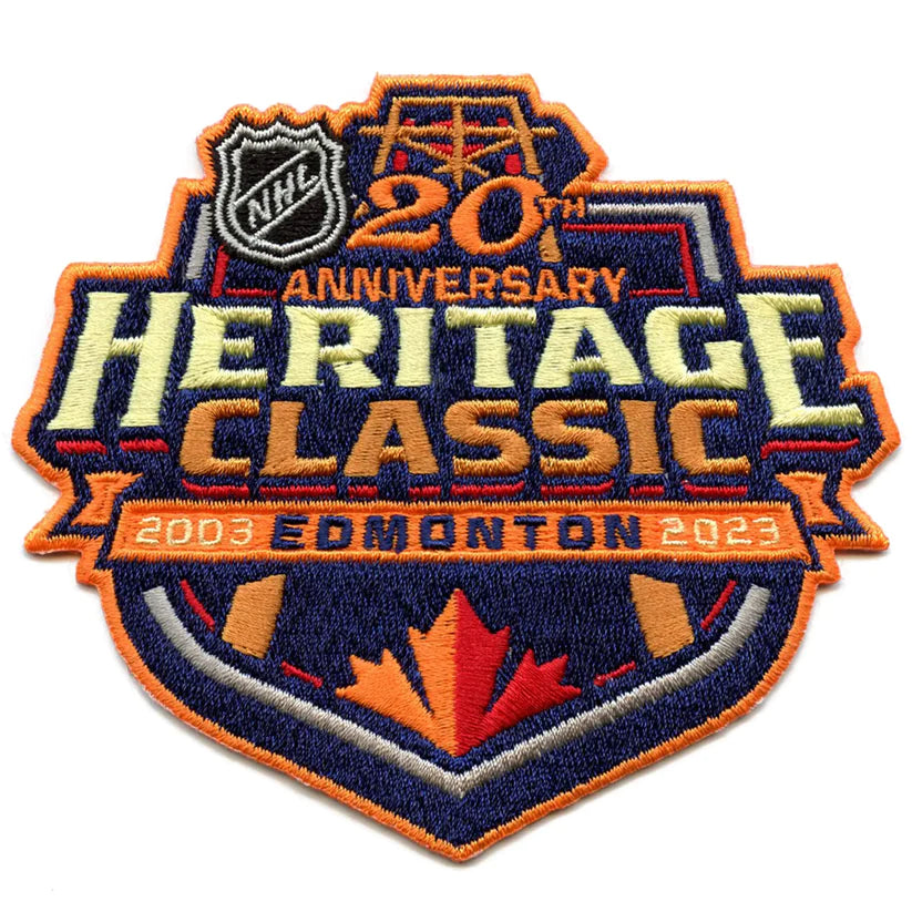 2023 NHL Heritage Classic Jersey Patch Pro Am Sports