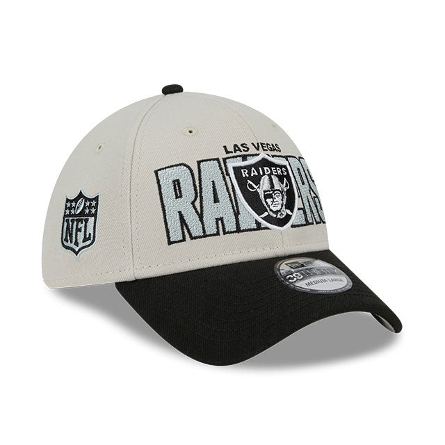 New Era Men's Las Vegas Raiders 2023 NFL Draft 39THIRTY Stretch Fit Hat - M/L Each