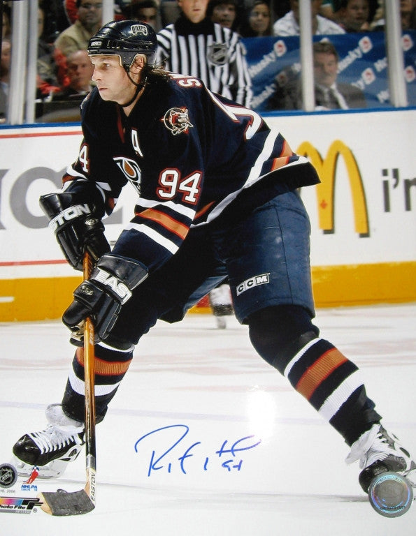 Ryan Smyth Edmonton Oilers Autographed In the Office 16x20