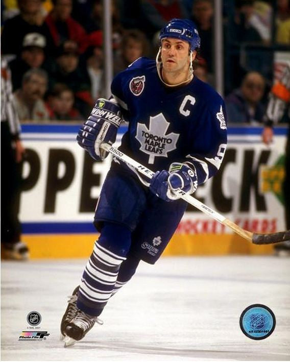 Doug Gilmour and Clark Dual Toronto Maple Leafs Signed Framed 11x14 Talking  on Ice Photo