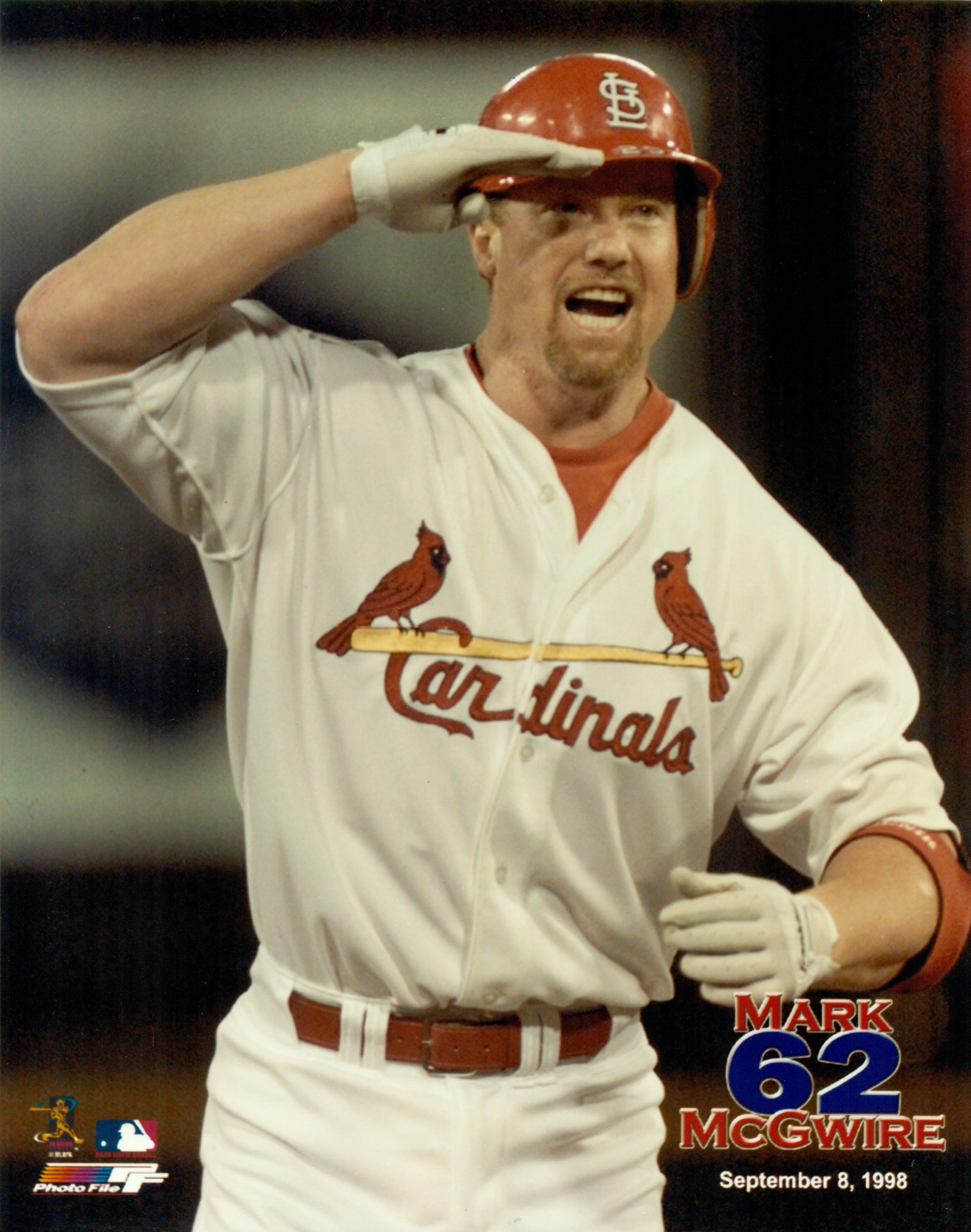 St. Louis Cardinals MARK MCGWIRE Glossy 8x10 Photo Baseball Print Poster 