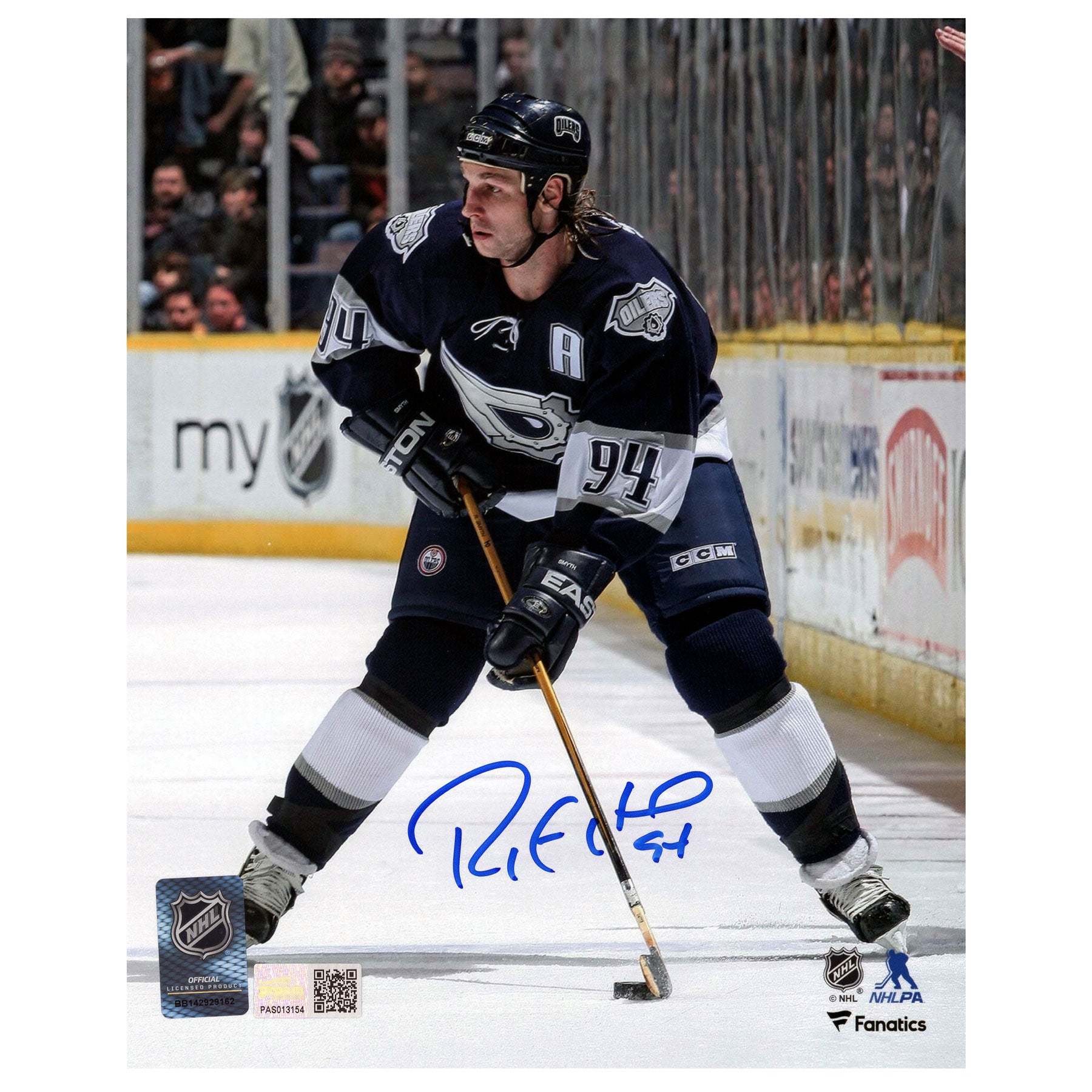 Ryan Smyth Autographed 8x10 Photo Edmonton Oilers PSA/DNA #U94864 - Mill  Creek Sports