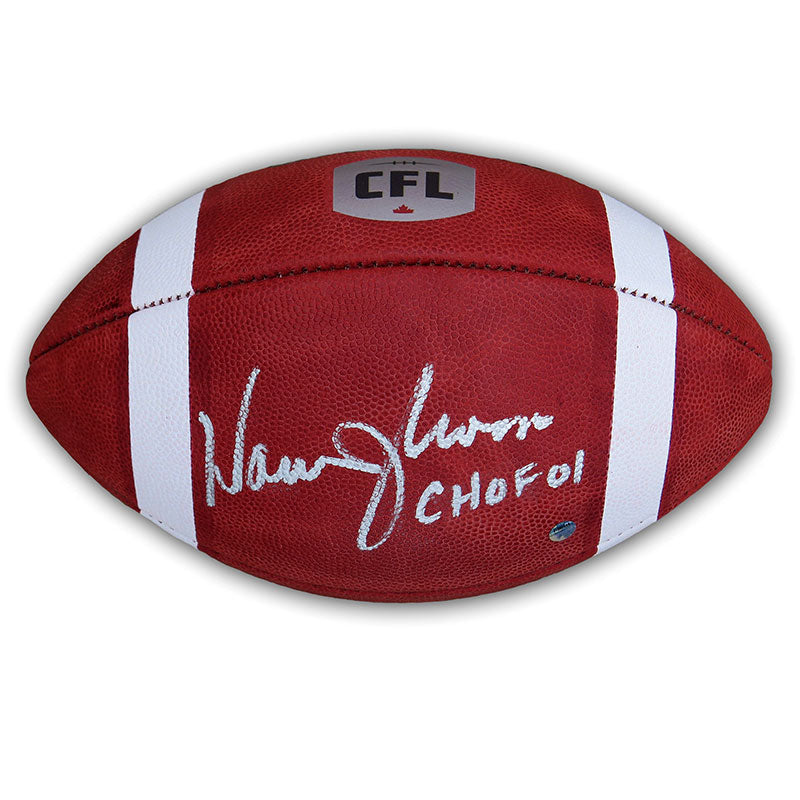 Warren moon signed store football