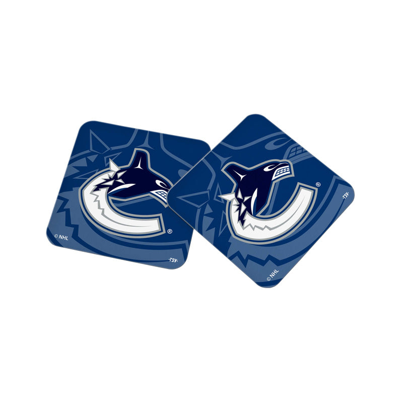 Vancouver Canucks 2pk Ceramic Coaster Set Pro Am Sports