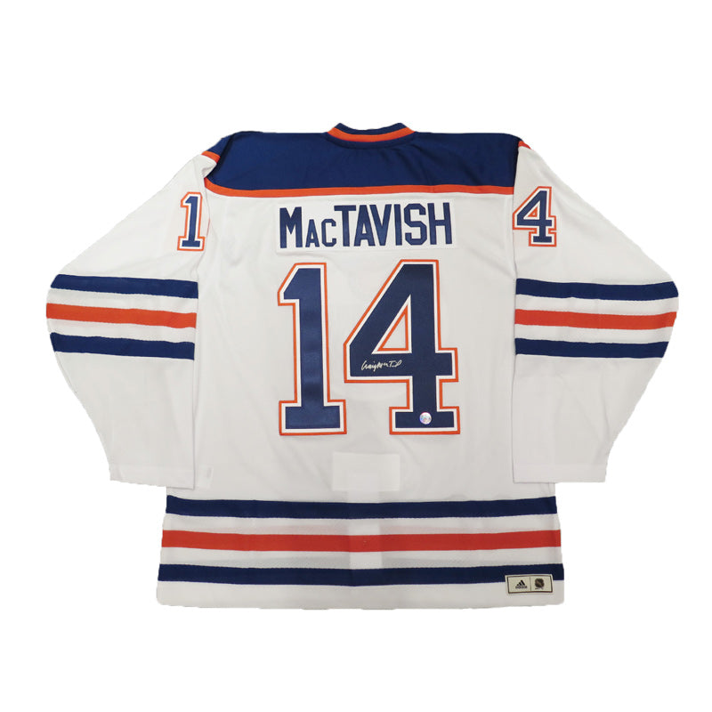 Lot Detail - 1991-92 Craig MacTavish Game Used Edmonton Oilers White Jersey  (Oilers/MeiGray LOA)