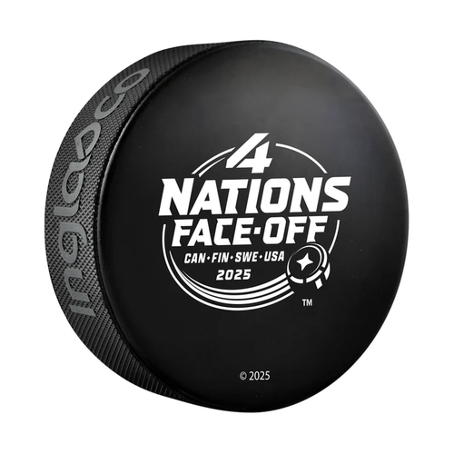 Canada Champions Team Celebration 4 Nations Face-Off 2025 Championship Souvenir Collectors Puck