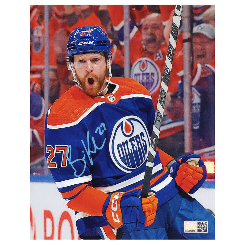 Brett Kulak Signed Edmonton Oilers Goal Celebration 8x10 Photo – Pro Am ...