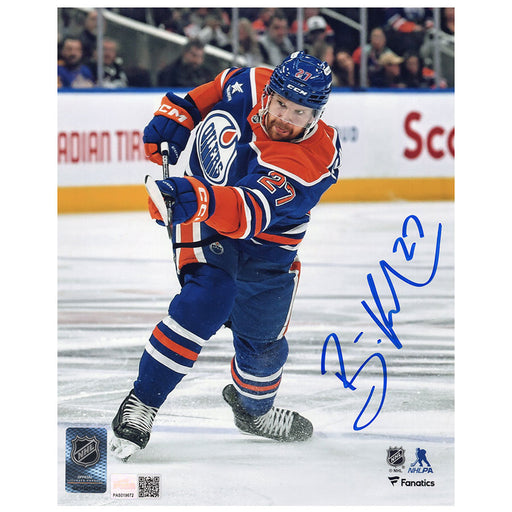 Brett Kulak Signed Edmonton Oilers Shooting 8x10 Photo