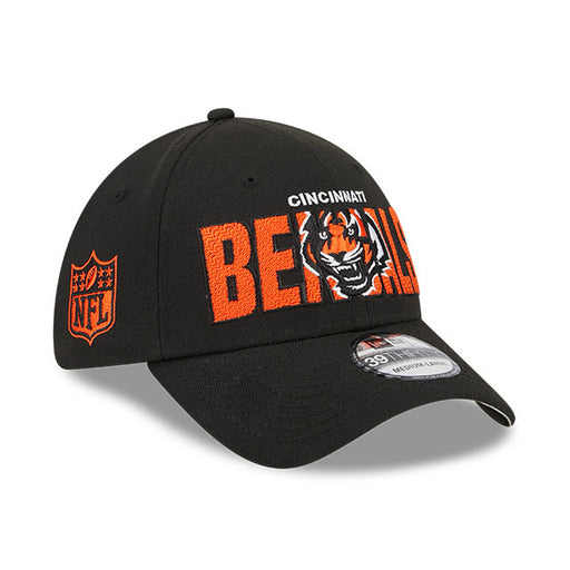 Cincinnati Bengals New Era 2023 NFL Draft 39THIRTY Stretch Fit Hat Black