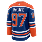 Connor McDavid Edmonton Oilers Fanatics Premium Home Jersey with On Ice Cresting