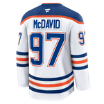 Connor McDavid Edmonton Oilers Fanatics Premium Road Jersey with On Ice Cresting