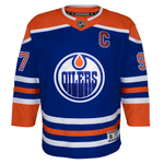 Connor McDavid Youth Edmonton Oilers Home Blue Premier Replica Jersey