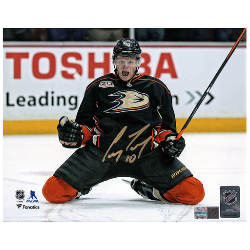 Corey Perry Signed Anaheim Ducks Goal Celebration 8x10 Photo