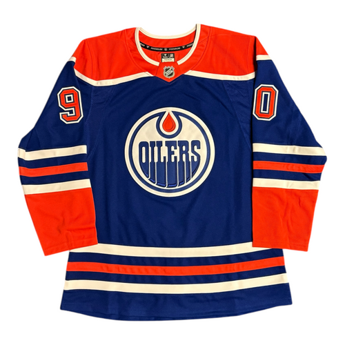 Corey Perry Signed Edmonton Oilers Fanatics Home Royal Premium Jersey