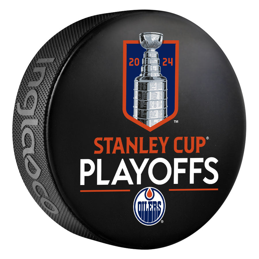 Edmonton Oilers 2024 Stanley Cup Playoffs Lockup Puck – Pro Am Sports