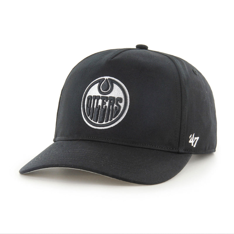 Edmonton Oilers Black & White Sure Shot '47 Hitch Hat