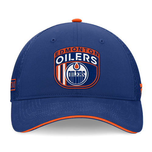 Edmonton Oilers 2024 NHL Draft Authentic Pro On Stage Trucker Snapback Hat