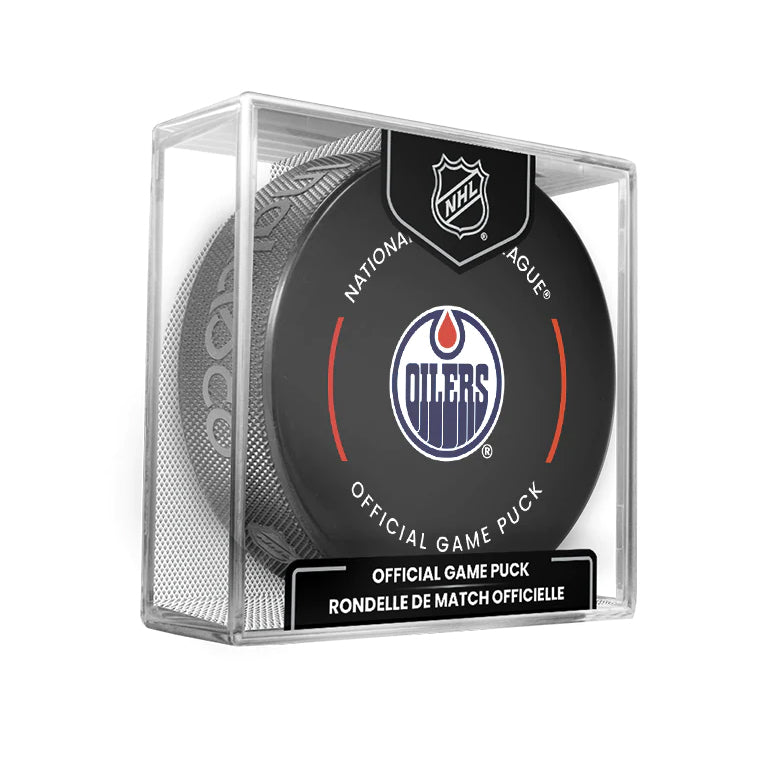 Corey Perry Edmonton Oilers Autographed Game Puck