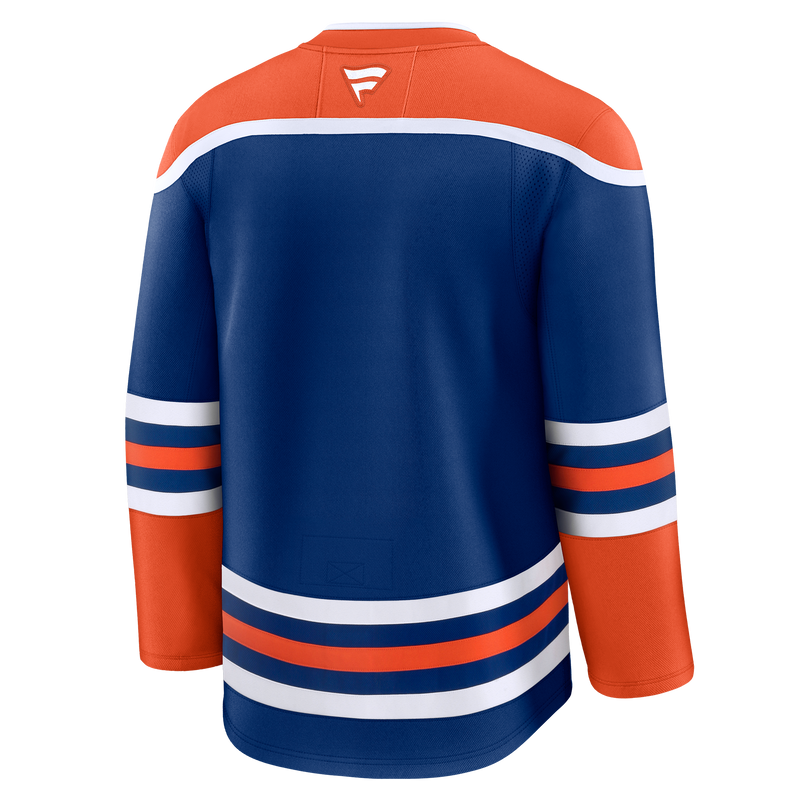 Edmonton Oilers Fanatics Premium Home Royal Jersey