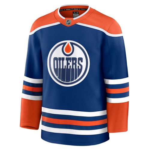 Edmonton Oilers Fanatics Premium Home Royal Jersey