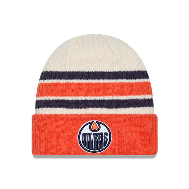 Edmonton Oilers 2024 New Era Vintage Cuffed Knit Hat