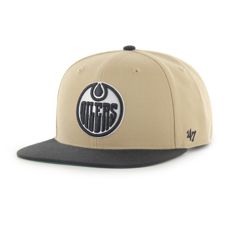 Edmonton Oilers Black Sand '47 Captain Cap