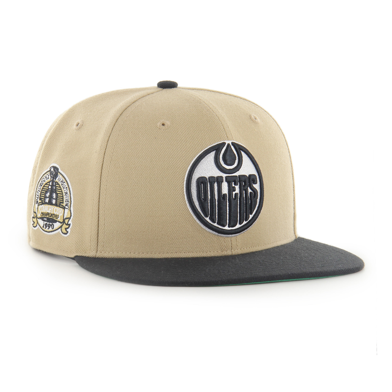 Edmonton Oilers Black Sand '47 Captain Cap