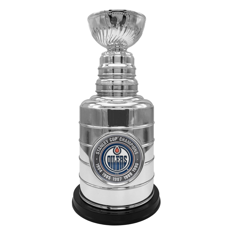 Mark Messier Edmonton Oilers 5 Time Champions Autographed 8" Stanley Cup Replica