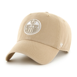 Edmonton Oilers Khaki '47 Clean Up Cap