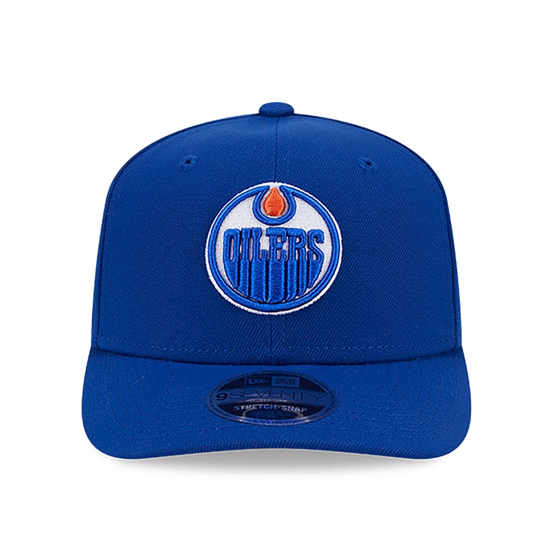 Edmonton Oilers New Era Basic Logo 9SEVENTY Stretch Snapback Hat