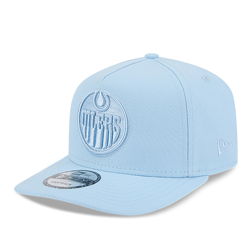 Edmonton Oilers New Era Color Pack Glacial Blue 9FIFTY A-Frame Snapback Hat