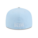 Edmonton Oilers New Era Color Pack Glacial Blue 59FIFTY Fitted Hat