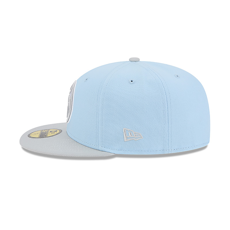 Edmonton Oilers New Era Color Pack Glacial Blue 59FIFTY Fitted Hat