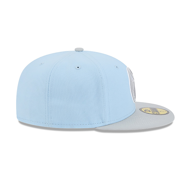 Edmonton Oilers New Era Color Pack Glacial Blue 59FIFTY Fitted Hat