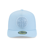 Edmonton Oilers New Era Color Pack Glacial Blue 59FIFTY A-Frame Fitted Hat