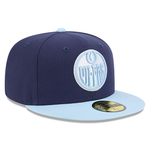 Edmonton Oilers New Era Color Pack Navy 59FIFTY Fitted Hat