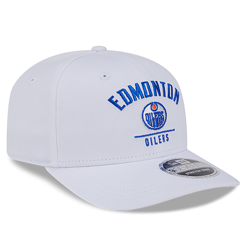 Edmonton Oilers New Era Logo Wordmark 9SEVENTY Stretch Snapback Hat