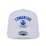 Edmonton Oilers New Era Logo Wordmark 9SEVENTY Stretch Snapback Hat