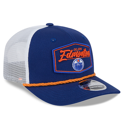 Edmonton Oilers New Era Patch 9SEVENTY Stretch Snap Trucker Hat