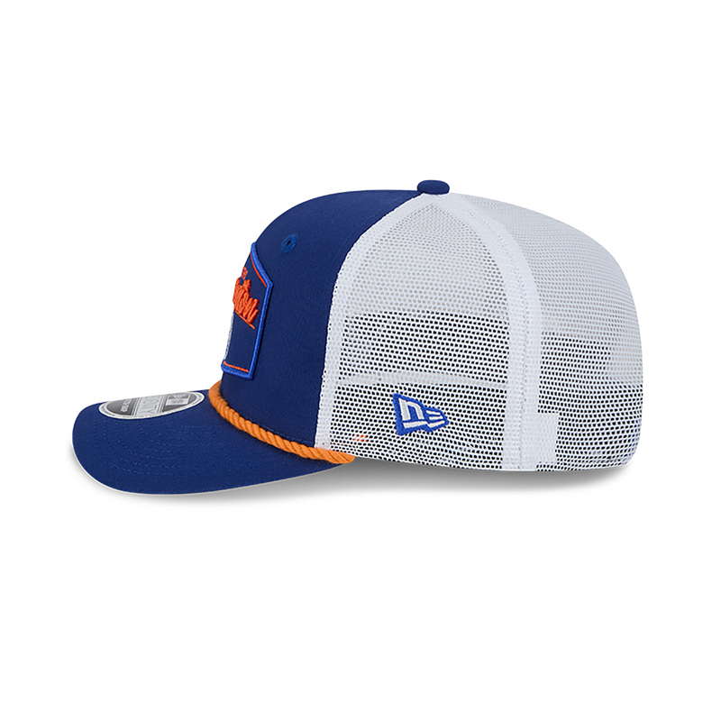 Edmonton Oilers New Era Patch 9SEVENTY Stretch Snap Trucker Hat