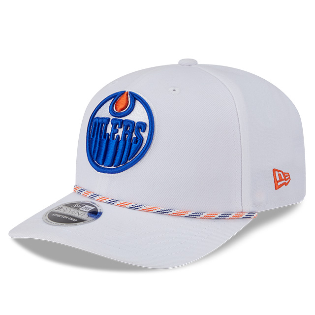 Edmonton Oilers New Era Primary Logo Multi Rope 9SEVENTY Stretch Snapback Hat