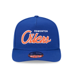 Edmonton Oilers New Era Script 9FIFTY A-Frame Snapback Hat