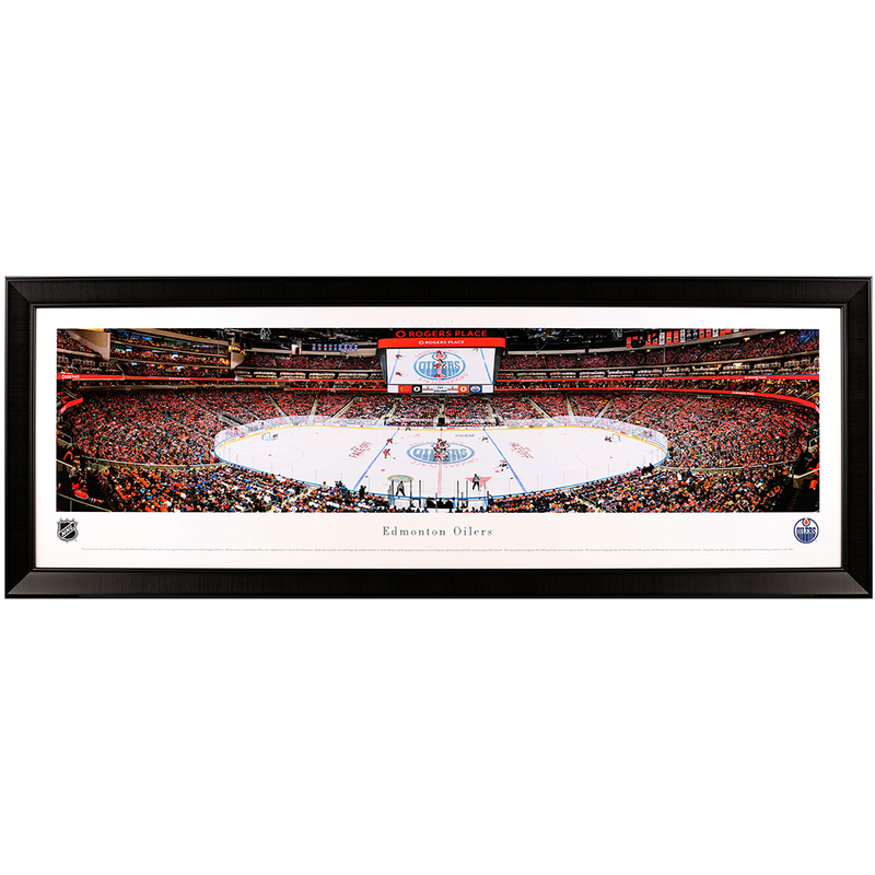 Edmonton Oilers Rogers Place "Opening Night 2016" Panoramic Print Framed