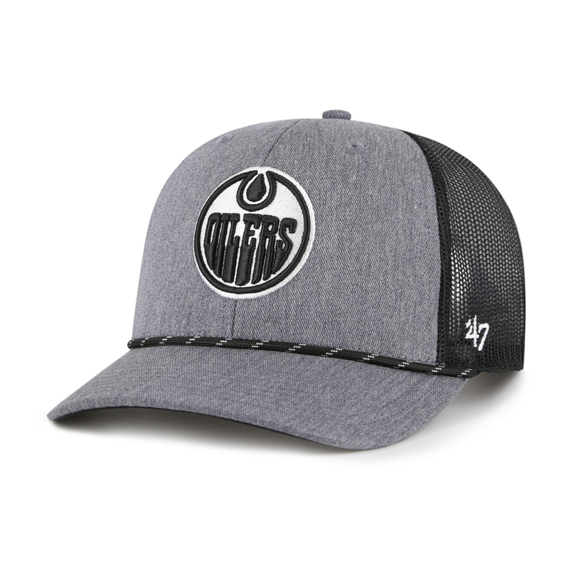 Edmonton Oilers Carbon Rope '47 Trucker Cap