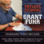 Have Grant Fuhr Autograph Your Item!