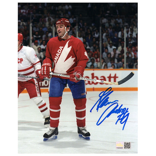 Paul Coffey Signed Team Canada 1987 Canada Cup Red Replica Jersey