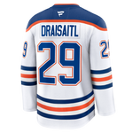 Leon Draisaitl Edmonton Oilers Fanatics Premium Road Jersey with On Ice Cresting