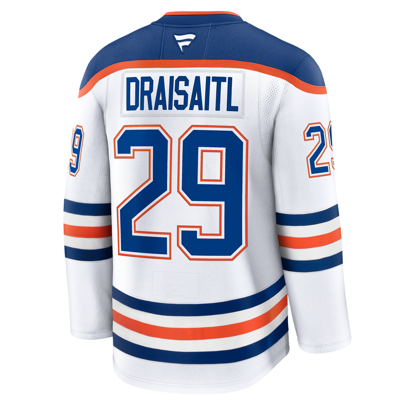 Leon Draisaitl Edmonton Oilers Fanatics Premium Road Jersey with On Ice Cresting