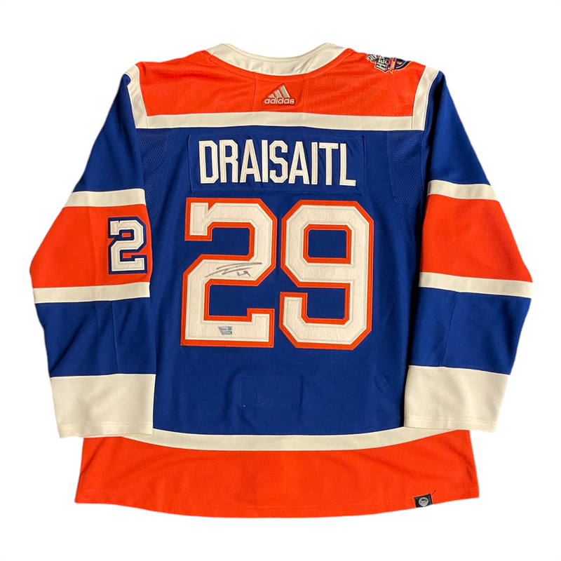 Leon Draisaitl Signed Edmonton Oilers adidas Heritage Classic Authentic Jersey